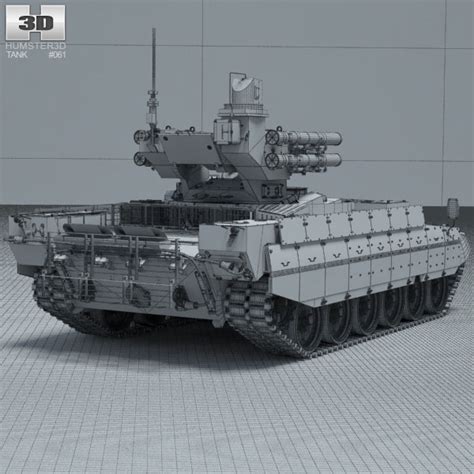 BMPT Terminator 3D model - Military on Hum3D