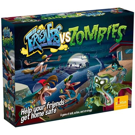 Bontus Friends Vs Zombies Family Board Game | For 2-4 Players | Family ...