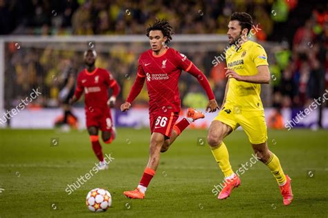 Liverpool Defender Trent Alexanderarnold 66 Battles Editorial Stock ...