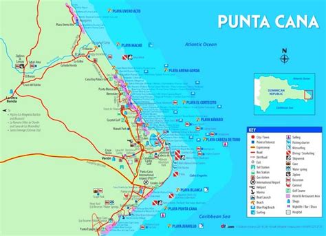 Punta Cana hotel map | Punta cana hotels, Punta cana, Punta cana map