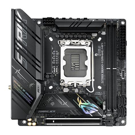 ASUS ROG STRIX B660-I Gaming WIFI Intel LGA 1700 Mini ITX Motherboard ...