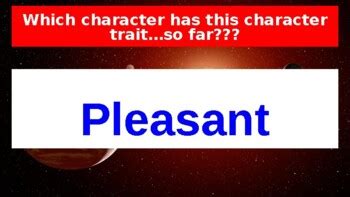 CHARACTER TRAITS GAME FOR GEORGE'S SECRET KEY TO THE UNIVERSE | TPT