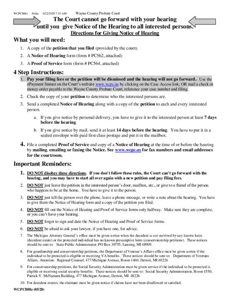 Attorney Training Materials - Wayne County Probate Court - Fill and Sign Printable Template ...