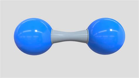 N2 Nitrogen Molecule - Buy Royalty Free 3D model by Philip Storm (@xingyun777) [d0654fb ...