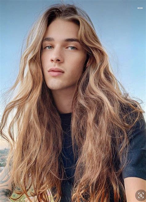 Long Hair Male Model, Blonde Male Models, Long Hair Models, Model Hair, Men's Long Hairstyles ...