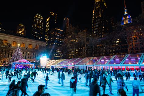 Best places to go ice-skating in NYC including all-weather rinks