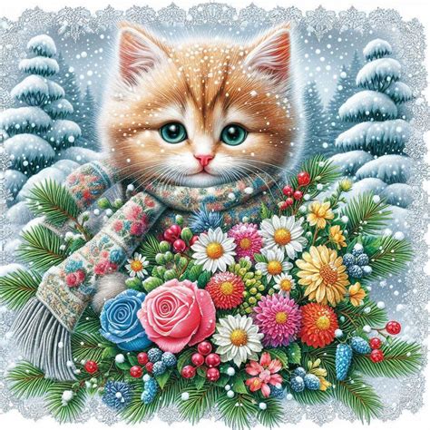 Winter Kittens Free Stock Photo - Public Domain Pictures