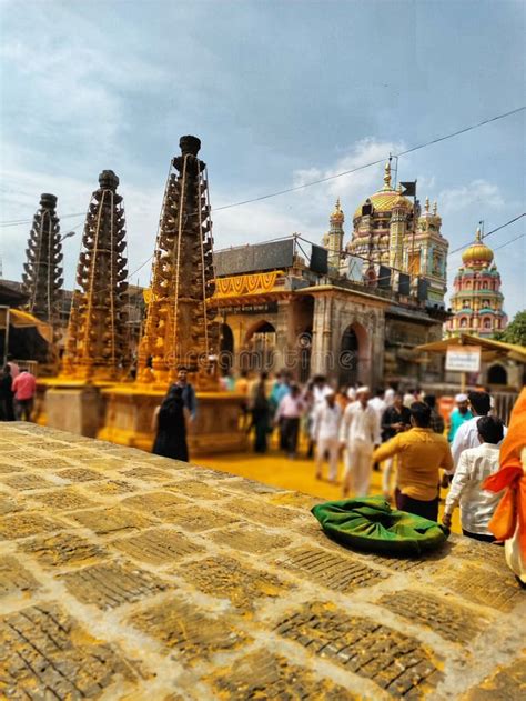 Devotee at Jejuri Temple, Jejuri Fort. JEJURI, PUNE, MAHARASHTRA in ...