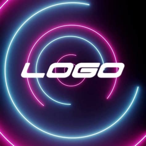 NEON UV GLOW LOGO TEMPLATE | Logo templates, Neon, Templates