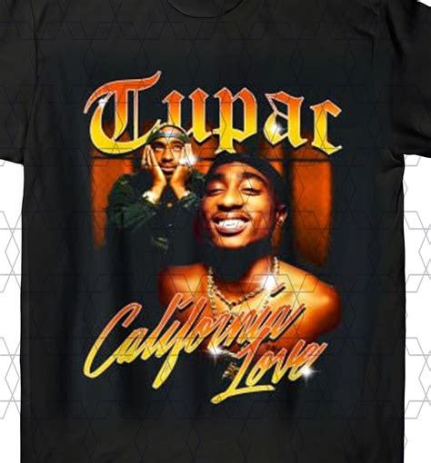 90s 2pac Tupac Shakur Rap Tour Concert Black Men T-shirt 2PAC | Etsy