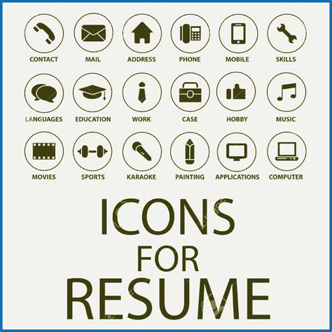 Free icons for resume - synckjlkj