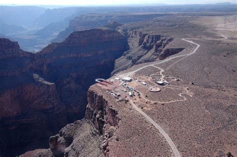 Grand Canyon West Rim SkyWalk - Eagle Point - Aerial | Grand canyon ...