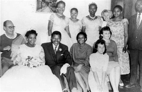 Nelson Mandela divorced his first wife, Evelyn Ntoko Mase (1944–1957 ...