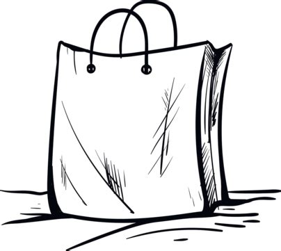 Sketch Paper Bag PNG Transparent Images Free Download | Vector Files | Pngtree