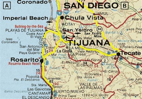 Mapa de Tijuana