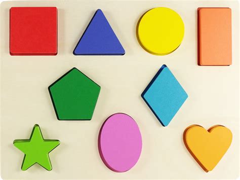 Shapes Wooden Puzzle (9 pieces) | Peter Pauper Press | 9781441335135