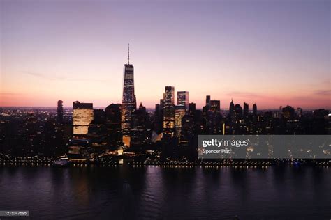 Dawn breaks over Manhattan as the city struggles to contain the... News ...