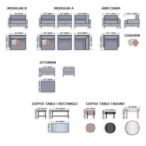 AutoCad Blocks. Sectional Sofa (Top, Front and Side Views)