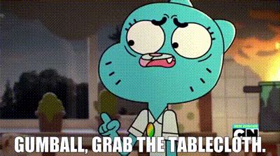 YARN | Gumball, grab the tablecloth. | The Amazing World of Gumball (2011) - S05E06 Comedy ...