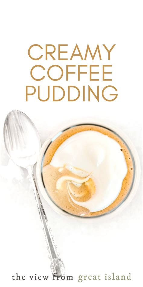Easy Pudding Recipes, Homemade Pudding, Homemade Coffee, Pudding Desserts, Dessert Recipes ...