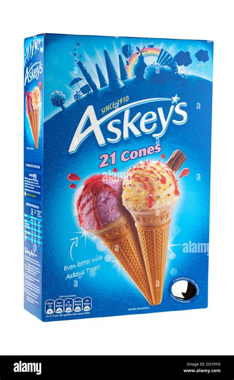 Box of Askeys icecream cones Stock Photo - Alamy