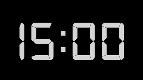 15 Minute Timer With Buzzer Beautiful Count Down Timer 15 Minutes ...