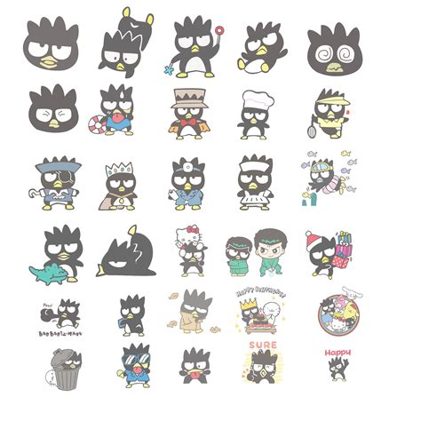 Badtz Maru Layered Bundle Sticker Cartoon Image Files Digital Prints ...