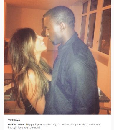 Photo: Kim K & Kanye West celebrate their 2nd Wedding Anniversary ...