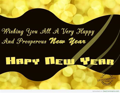 Wishing You A Prosperous New Year - Desi Comments