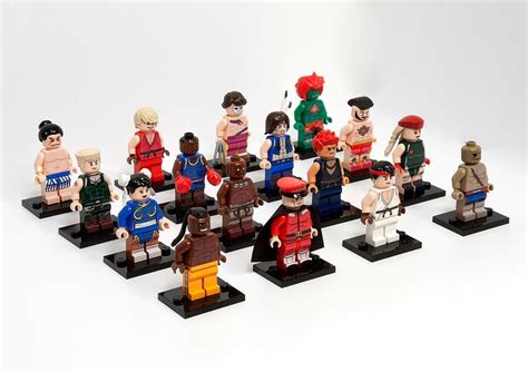 Custom Street Fighter 2 LEGO Minigures | Gadgetsin