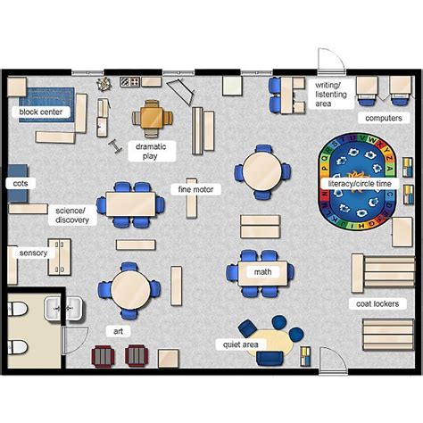 Classroom Floorplanner | Kindergarten classroom layout, Classroom floor ...