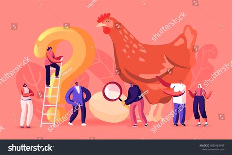 Paradox Which Came First Chicken Egg Stock Vector (Royalty Free) 1893482107 | Shutterstock