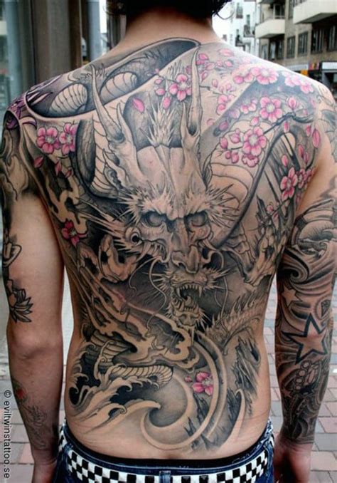 60 Dragon Back Tattoo Designs For Men - Breath Of Power