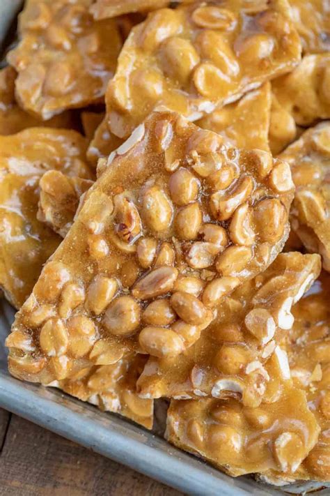 Classic Peanut Brittle Recipe [VIDEO] - Dinner, then Dessert