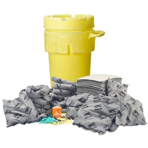 Brady 55 Gallon Universal Drum Spill Kit With Wheels | HD Supply