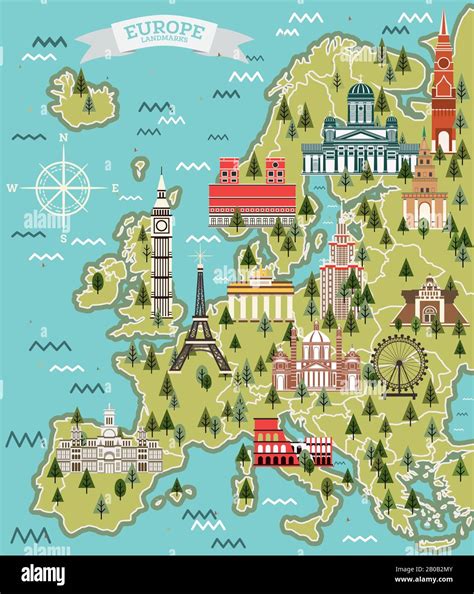 Europe Tourism Map