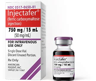 Dosing and Administration | INJECTAFER® (ferric carboxymaltose injection)