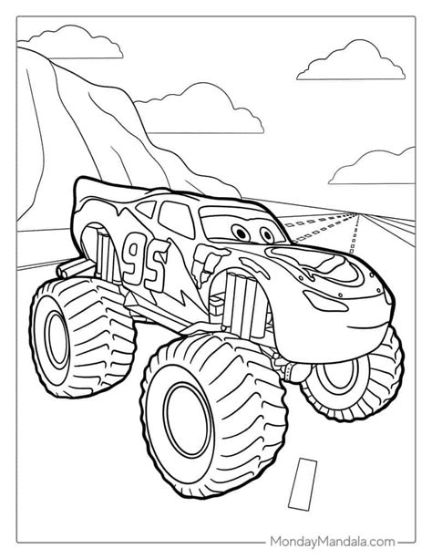 Monster Truck Coloring Pages