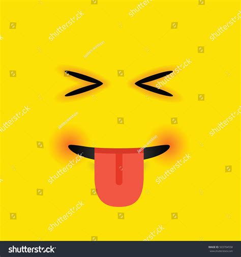 Eyes Closed Tongue Out Emoji Stock Vector (Royalty Free) 503704558 ...