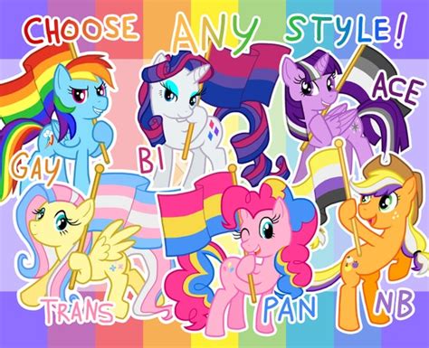 My Little Pony LGBT Pride Flag Stickers Choisissez Gay | Etsy France