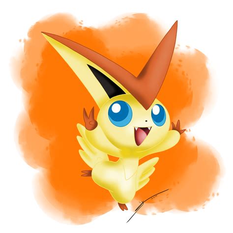 Victini by DarkraiLady on DeviantArt | Cute pokemon wallpaper, Pokemon ...