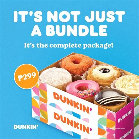 Dunkin Donuts Menu With Updated Prices Philippines 2024