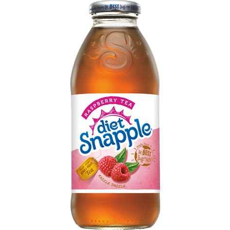 Diet Snapple Raspberry Tea, 16 Fl. Oz. - Walmart.com