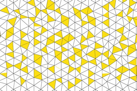 a yellow and white geometric pattern with triangles 29337702 Vector Art ...