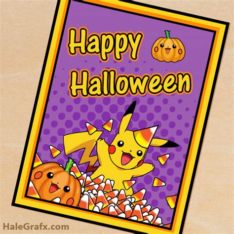 FREE Printable Halloween Pokémon Poster