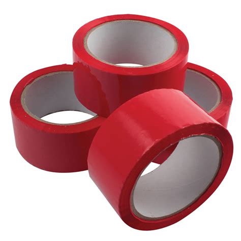 Polypropylene Tape 50mm x 66m Red MA99710 | Costco UK