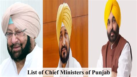 List of Chief Ministers of Punjab (1947-2022)