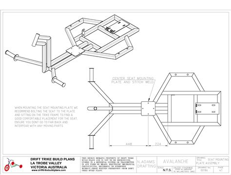 Bildergebnis für motorized drift trike frame plans | Drift trike, Drift ...