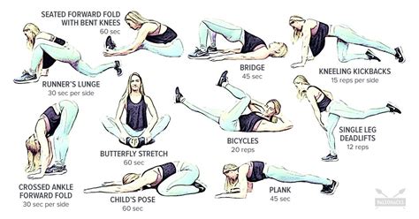 10 Stretches + Exercises to Fix Anterior Pelvic Tilt (& how to tell if you have it) | Pelvic ...