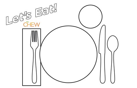 Printable Table Setting Template - Printable Word Searches